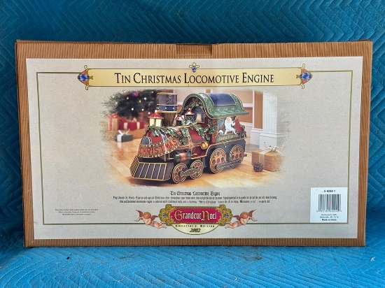 The Christmas Locomotive Engine In Box