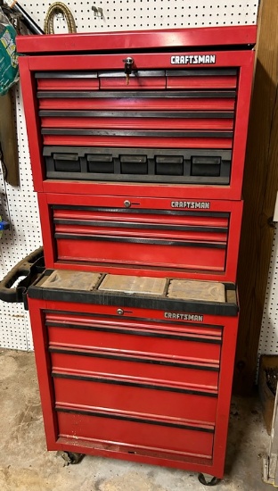 3 Tier Craftsman Tool Chest