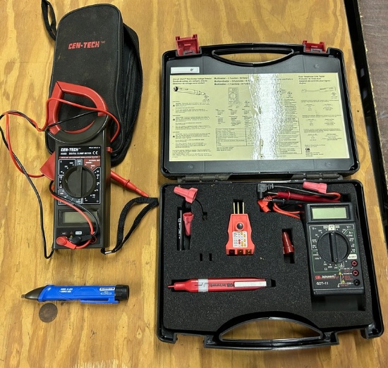 Cen Tech Digital Clamp Meter & Gardner Bendar Electronic Kit