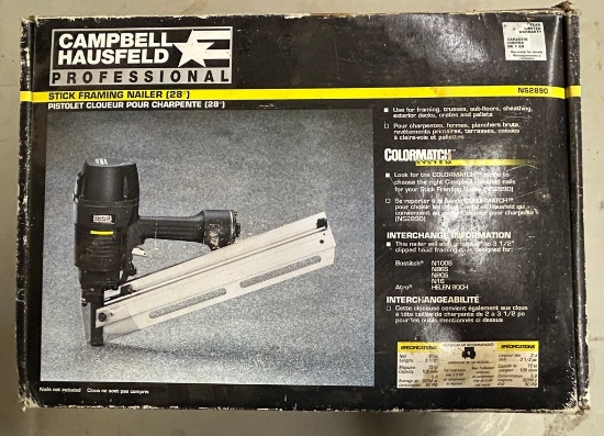 Campbell Hausfeld 28 Degree Stick Framing Nailer