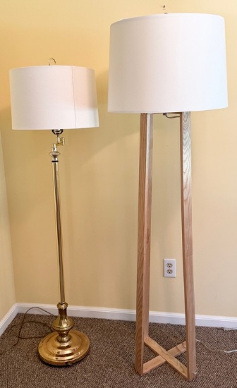 Two Floor Lamps
