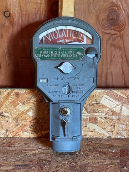 Vintage MI-CO Parking Meter