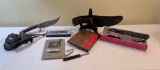 Lot of Knives and Pen and Pencil Sets