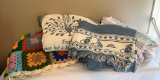 Lot of Throws ad Afghans