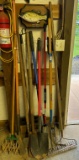 Lot Of Long Handle Yard Tools