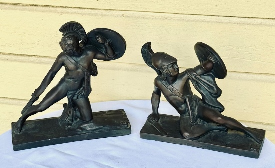 Vintage Marwa Plaster Roman Gladiators