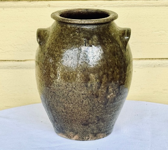 Early One Gallon Catawba Valley, NC Pottery Seagle School Jar