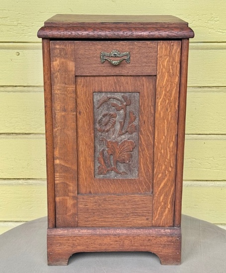 Antique English Oak Coal Hod.