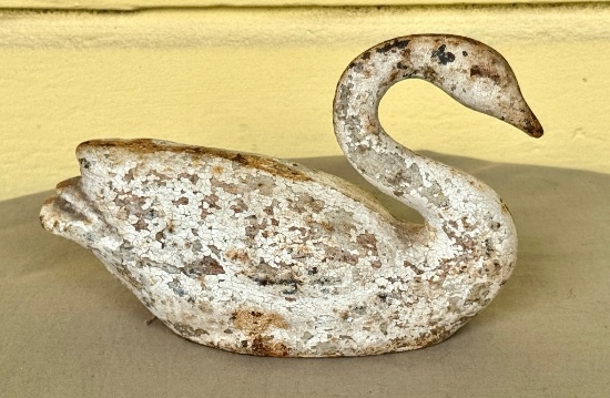 Antique Hard To Find Swan Doorstop/Windmill Weight