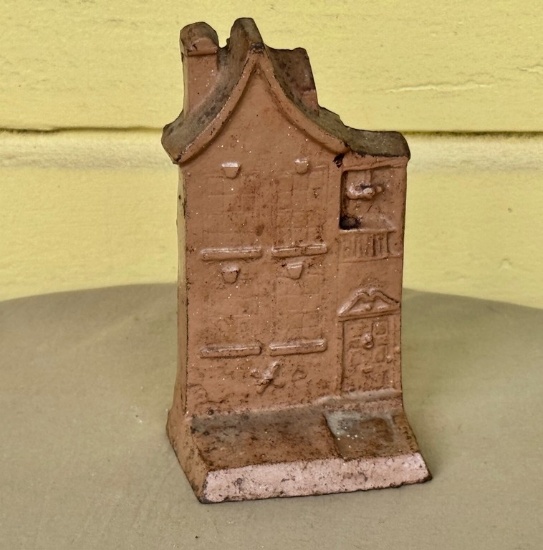 Antique Cast Iron Victorian Home Doorstop