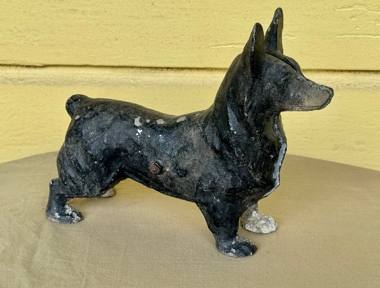 Cast Iron Dog Doorstop