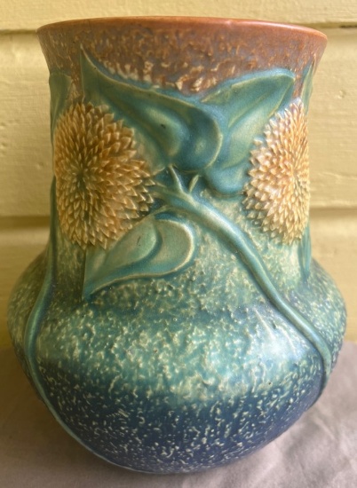 Rare Roseville Art Pottery "Sunflower" Vase