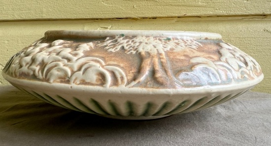 Donatello Roseville Art Pottery Low Bowl