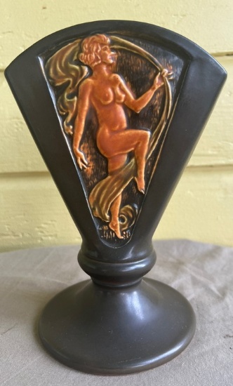Roseville Art Pottery "Futura" Fan Vase