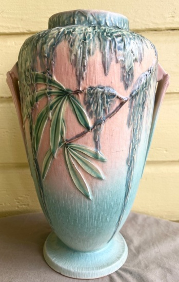 Roseville Art Pottery "Moss" Tall Vase