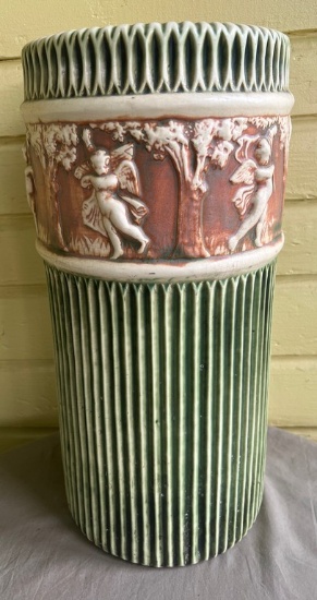 Roseville Art Pottery "Donatello" Umbrella Stand