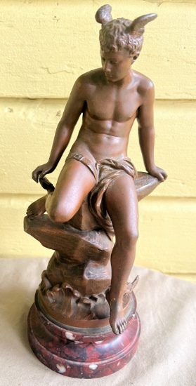 Bronze Sculpture Of Mercury by Bouret
