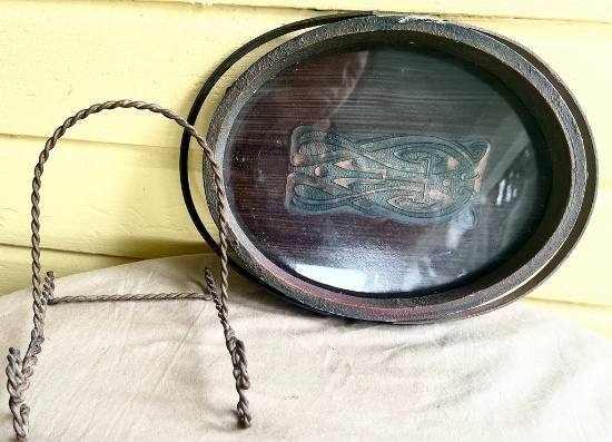 Arts & Crafts Period Oval Tea Basket