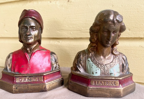 Pair Of Armor Bronze Bookends