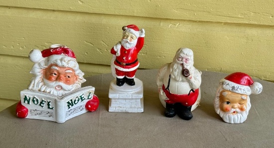 Collection Of Santa Claus Items