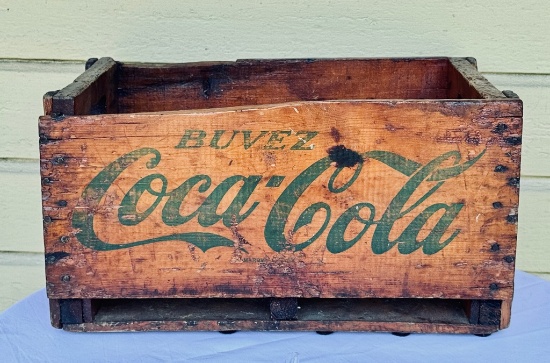 Antique  Coca Cola Wooden Crate