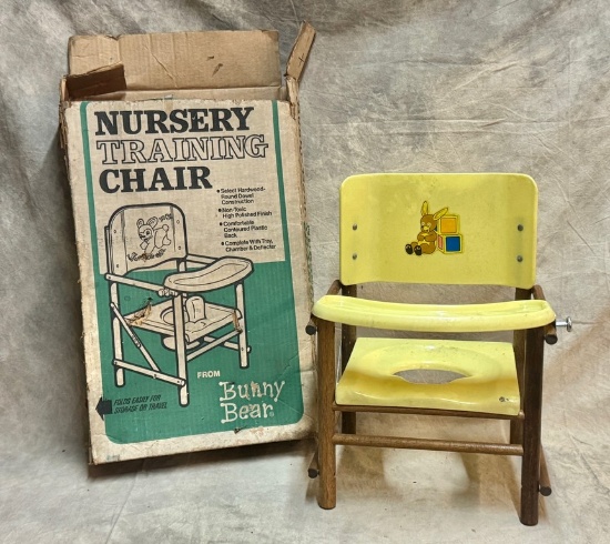 Vintage Nursery Training Chair in Original Box