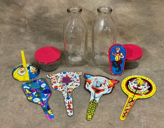 Vintage Litho Noise Makers