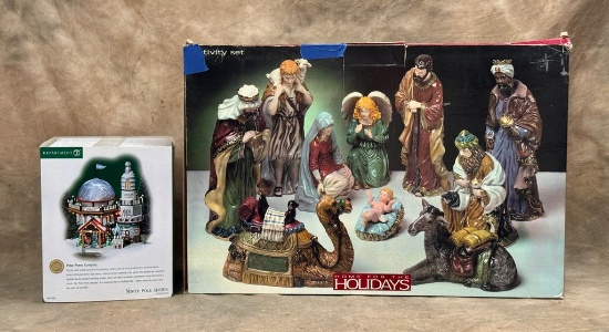 Department 56 Heritage Village and Home For The Holidays Nativity Set