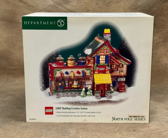 Department 56 Heritage Village Collection Lego Building Creation Station