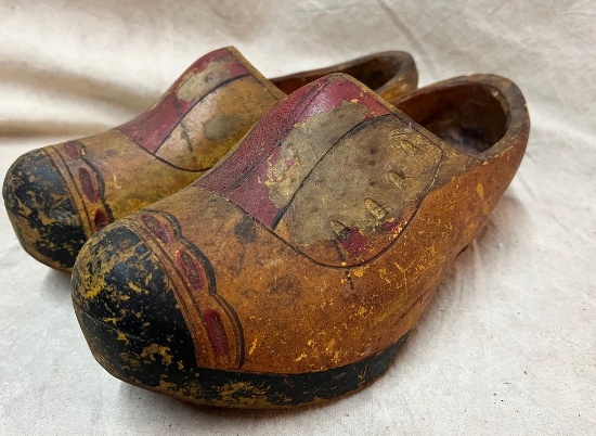 Pair of Dutch Wooden Shoes