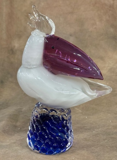 Vintage Murano Art Glass Toucan