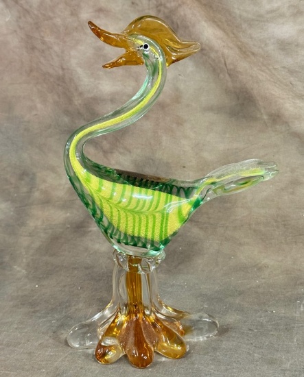 Murano Art Glass Bird Figurine