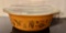 Vintage Americana Brown Pyrex Casserole with Lid