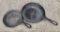 Two Cast Iron Lodge Skillets