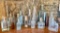 Lot of Vintage Medicine Bottles and One Milk Bottle