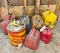 Group of Seven Gas Cans