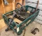 Green Yard Cart with Wheels