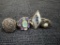 Four Sterling Silver Rings