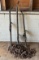 Lot of Three Bumper Jacks and Two Log Chains