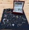 Small Jewelry Box with Sterling Items and More