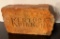 Vintage Kentucky Diamond Red Clay Brick