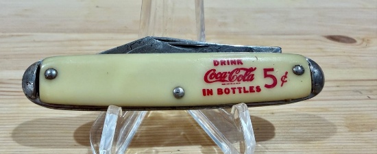 Coca Cola 5 Cent Double Blade Pocket Knife