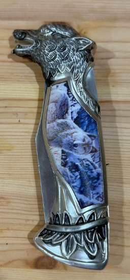 Winter Wolf Pocket Knife