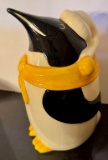 Vintage Sailor Penguin Cookie Jar