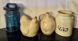 Four Piece Country Living Ceramic Lot