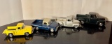 Lot of Fourt Dye Cast Pick Up Trucks