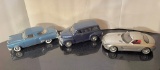 Lot of Three Dye Cast Collectible Cars