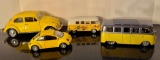 Lot of Four Dye Cast Collectible VW Cars