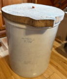 Antique Ten-Gallon Stoneware Crock