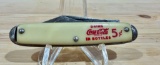 Coca Cola 5 Cent Double Blade Pocket Knife